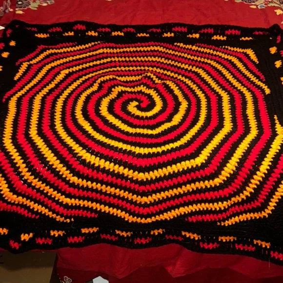Handcrafted crochet Afghan/throw